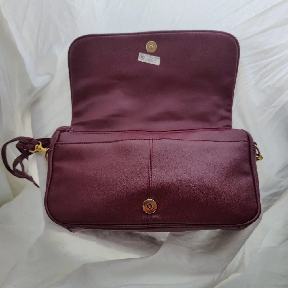 Vintage Genuine Leather Crossbody Convertible Bag EUC ❤️ - Picture 9 of 16